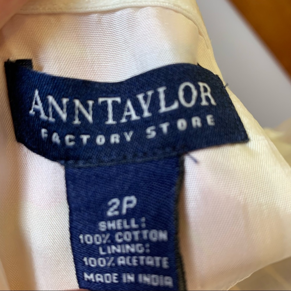 Ann Taylor Hawaiian Sun Neck Tie Dress Sz 2P (XS) - Picture 9 of 10